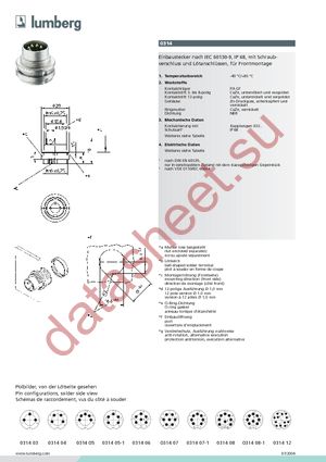 0314 08 datasheet  